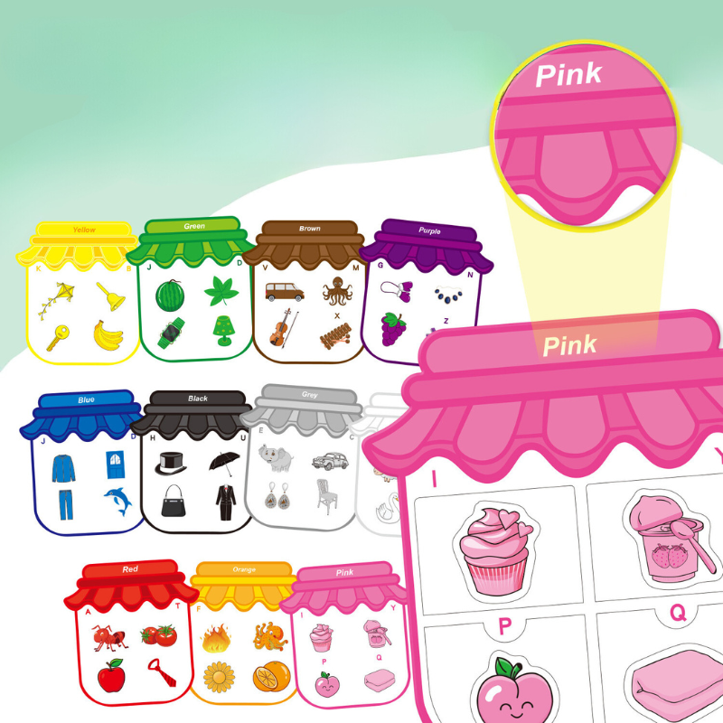 ColorCraft | Magnetic Montessori Learning Stickers