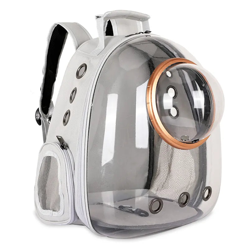 AstroPaws Cat Backpack Carrier – Space Bubble Window Travel Bag