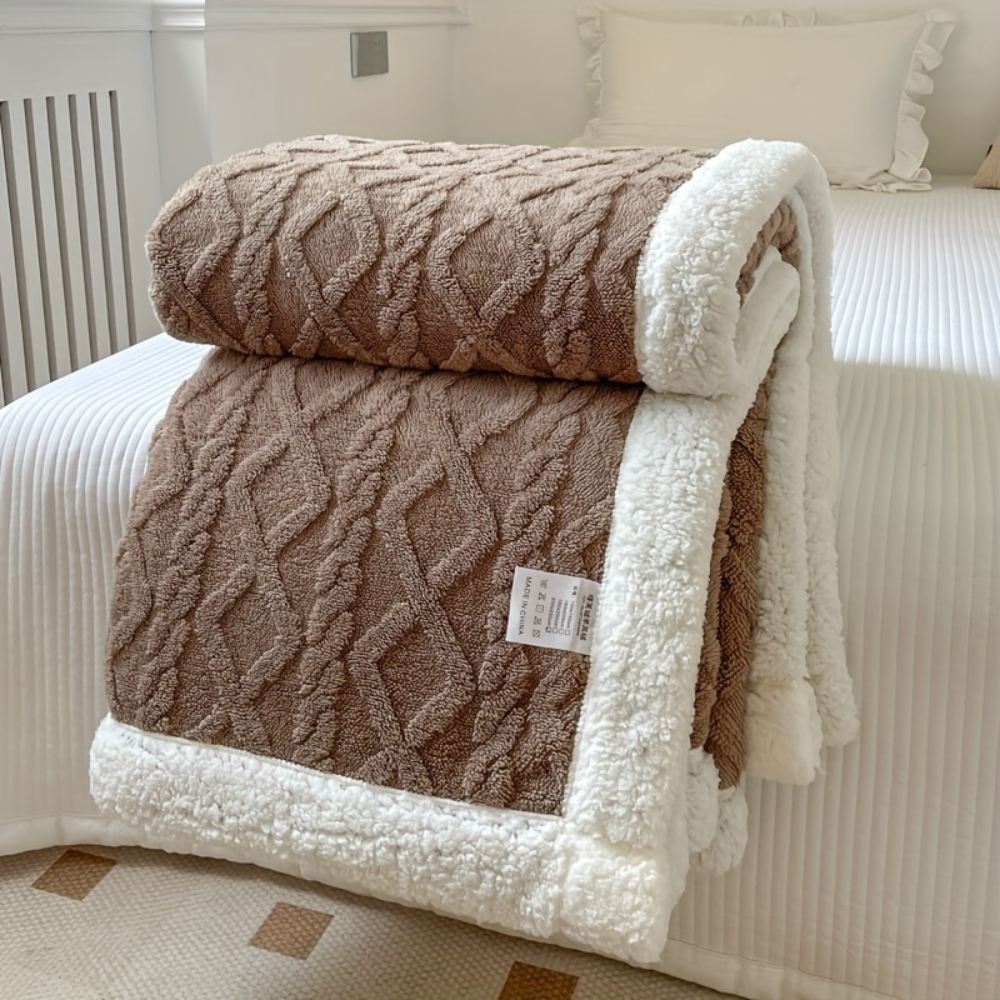 CozyNest Sherpa Blanket