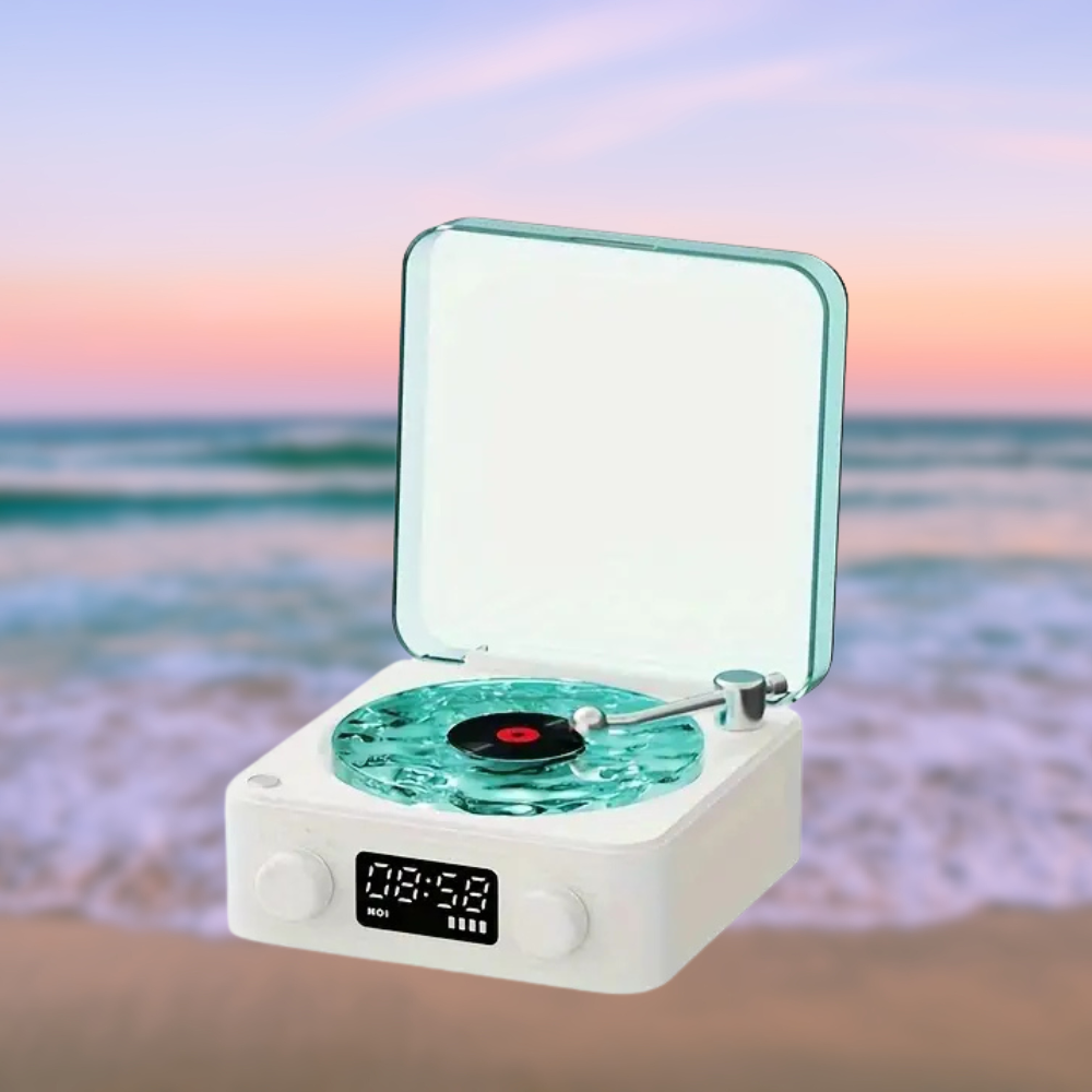 Retro Waves Vinyl Player