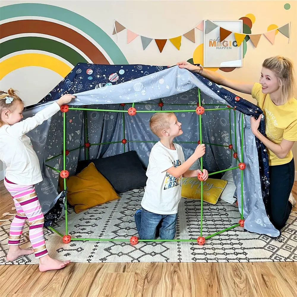 TinyBuilders | Childrens Fort Building Kit