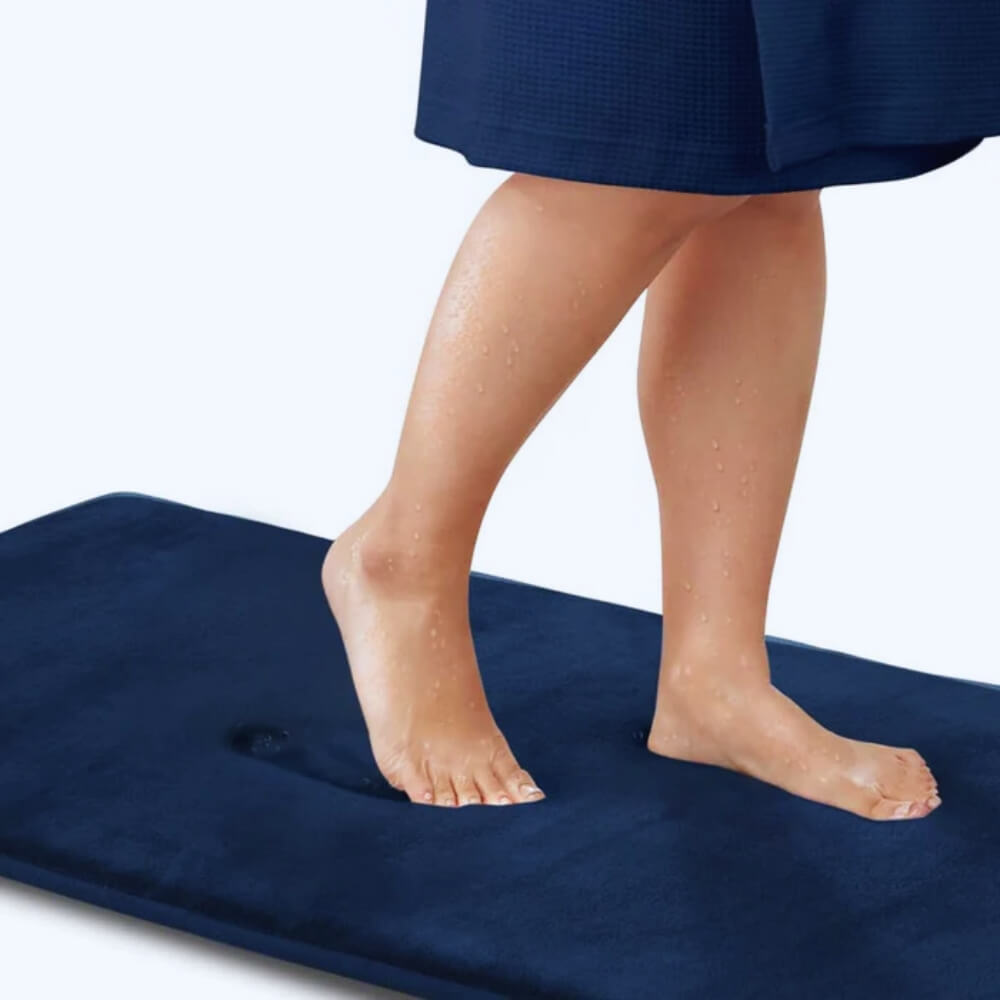 Luxora Memory Foam Bath Mat • Ultimate Comfort & Absorbency