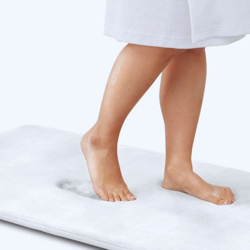 Luxora Memory Foam Bath Mat • Ultimate Comfort & Absorbency