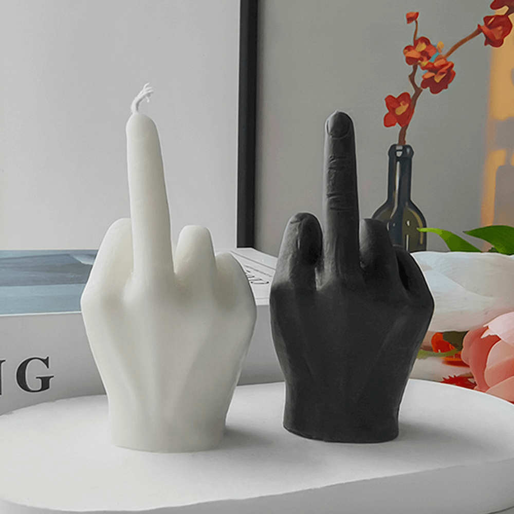 Sarcastic Gesture Candle