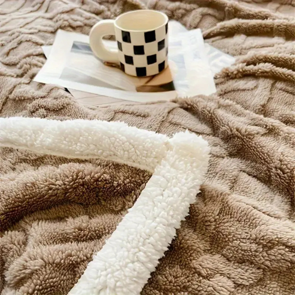 CozyNest Sherpa Blanket