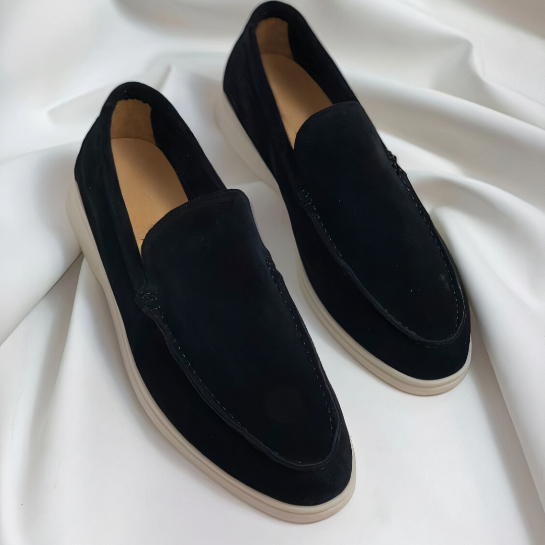 Avventura - Vintage men's leather loafers