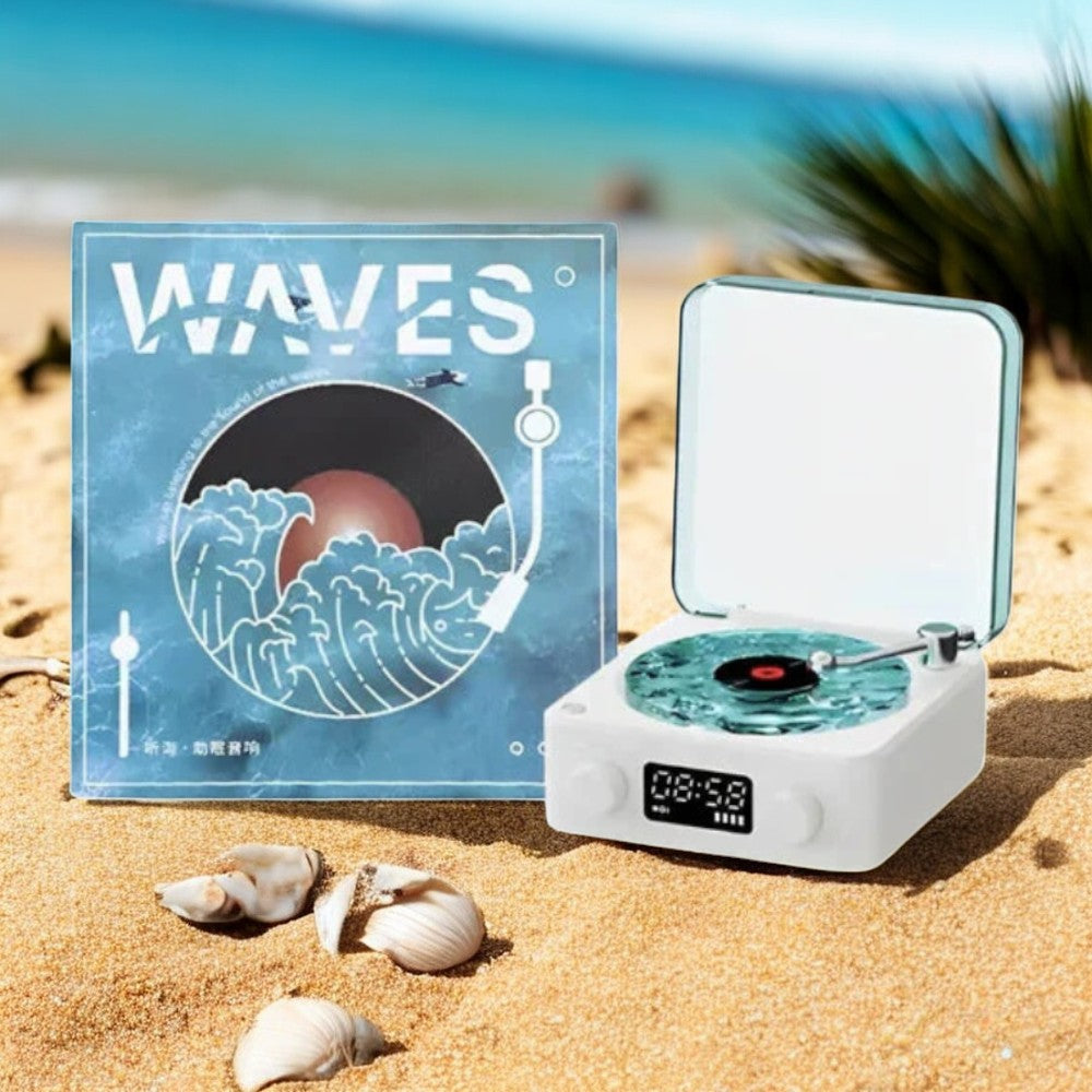 Retro Waves Vinyl Player