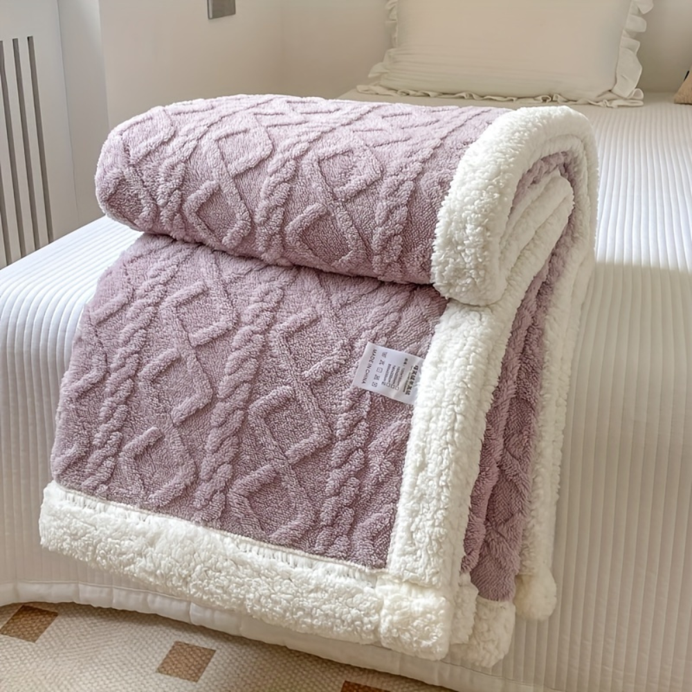 CozyNest Sherpa Blanket