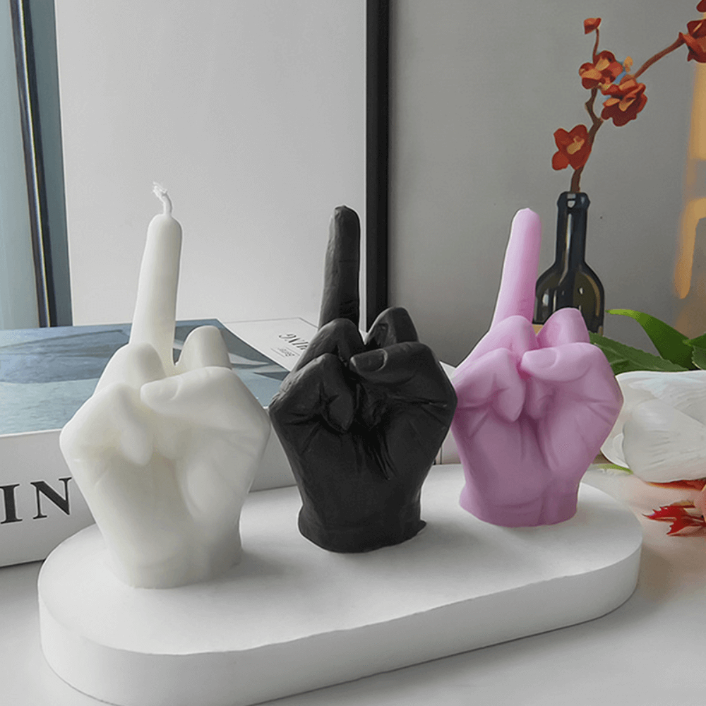 Sarcastic Gesture Candle