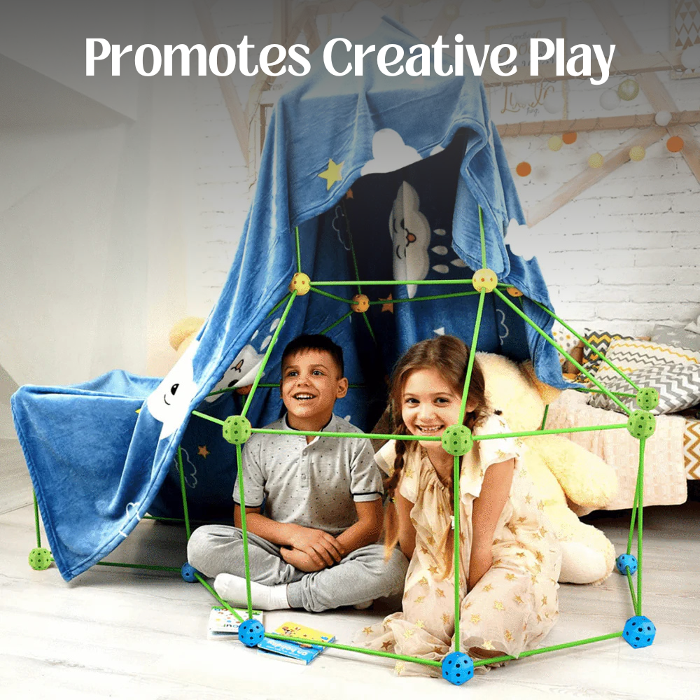 TinyBuilders | Childrens Fort Building Kit