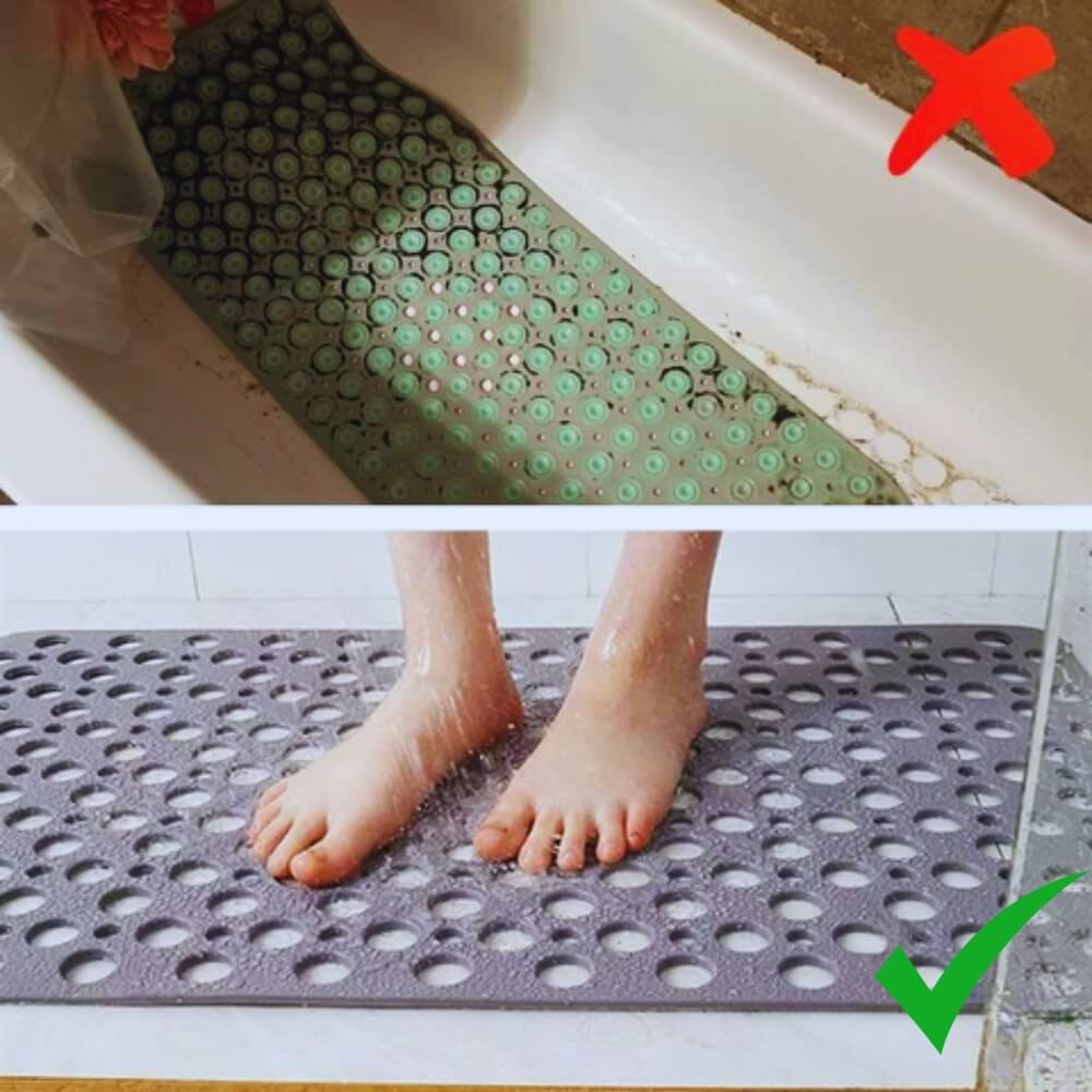 Safe & Easy Clean Non-Slip Shower Mat