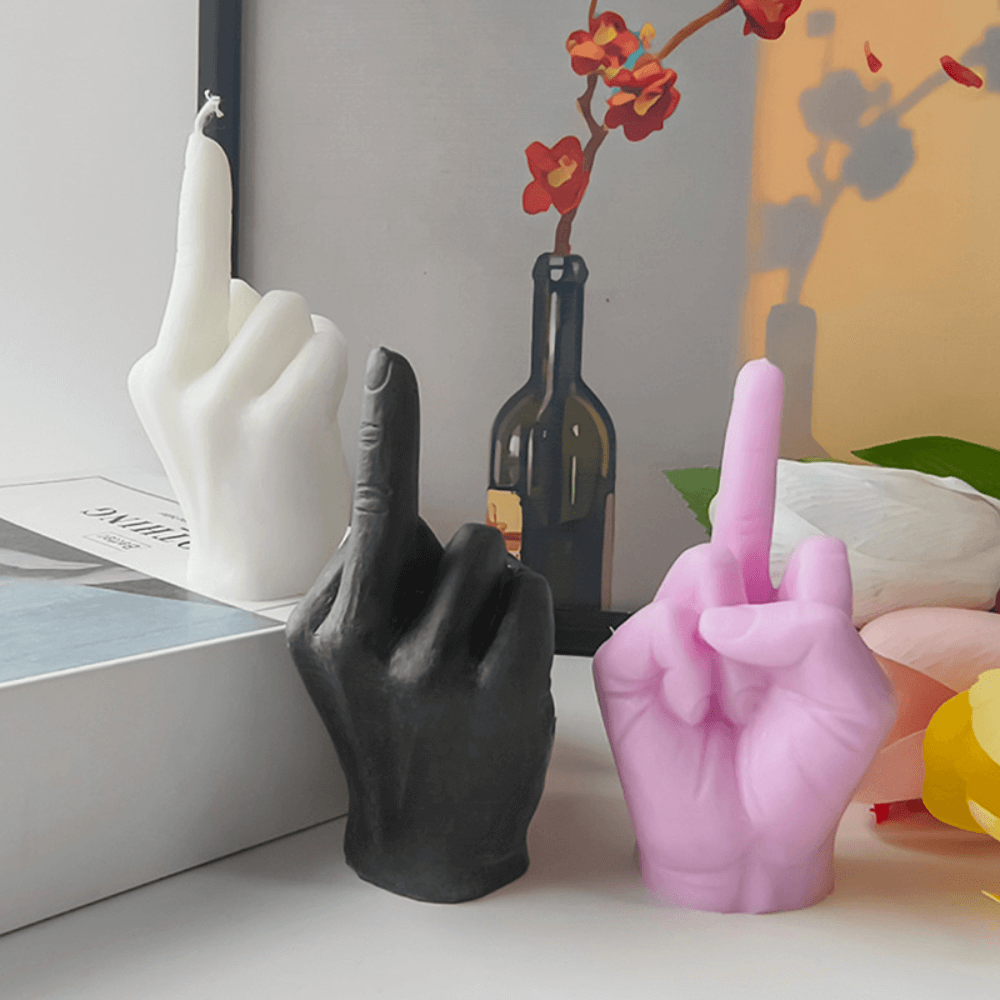 Sarcastic Gesture Candle