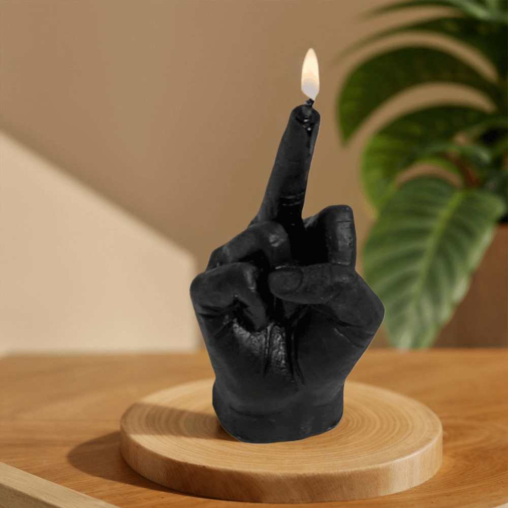 Sarcastic Gesture Candle