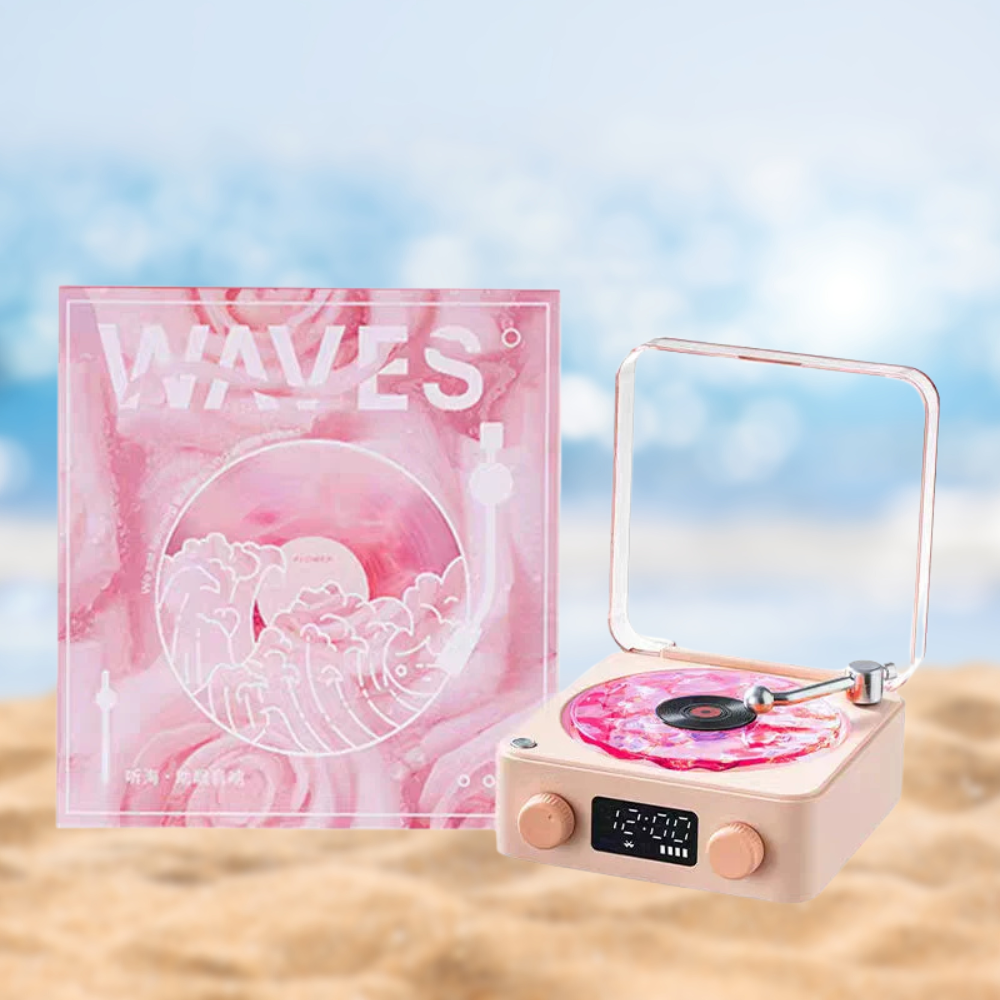 Retro Waves Vinyl Player