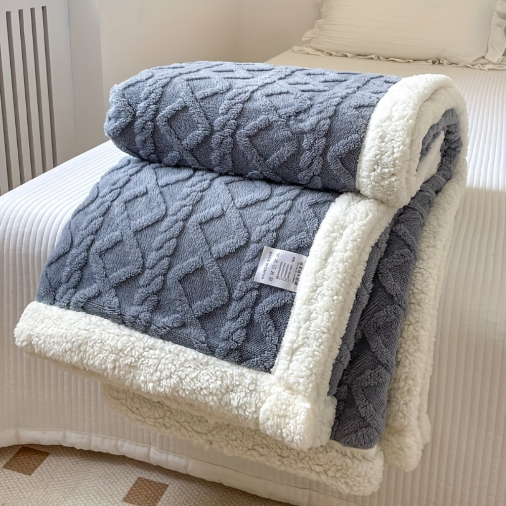 CozyNest Sherpa Blanket