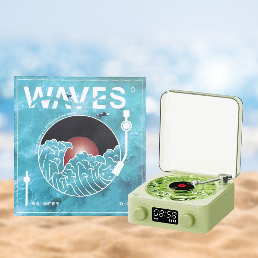 Retro Waves Vinyl Player