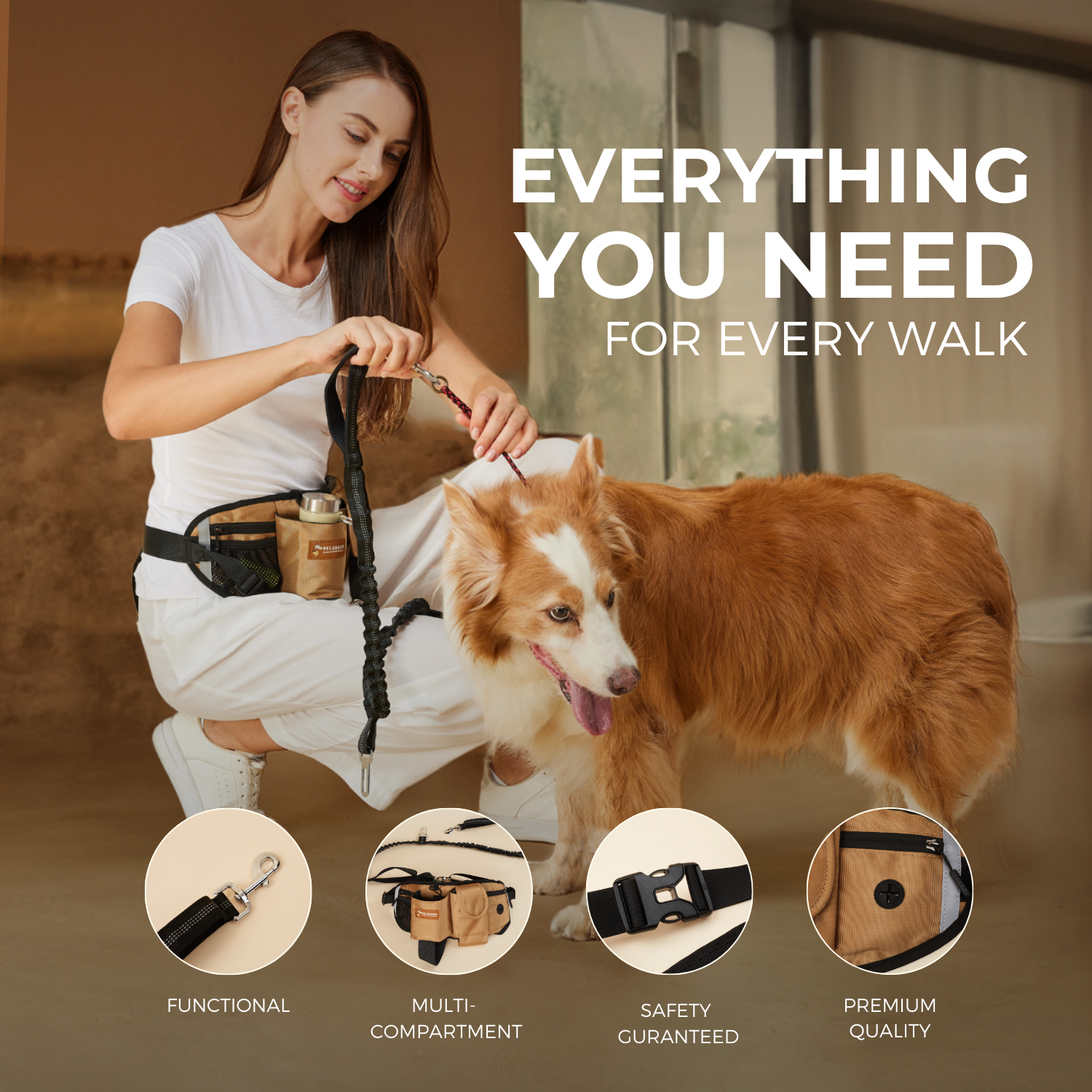All-in-one Dog Walking Bag – Organised, Hands-Free & Travel-Ready