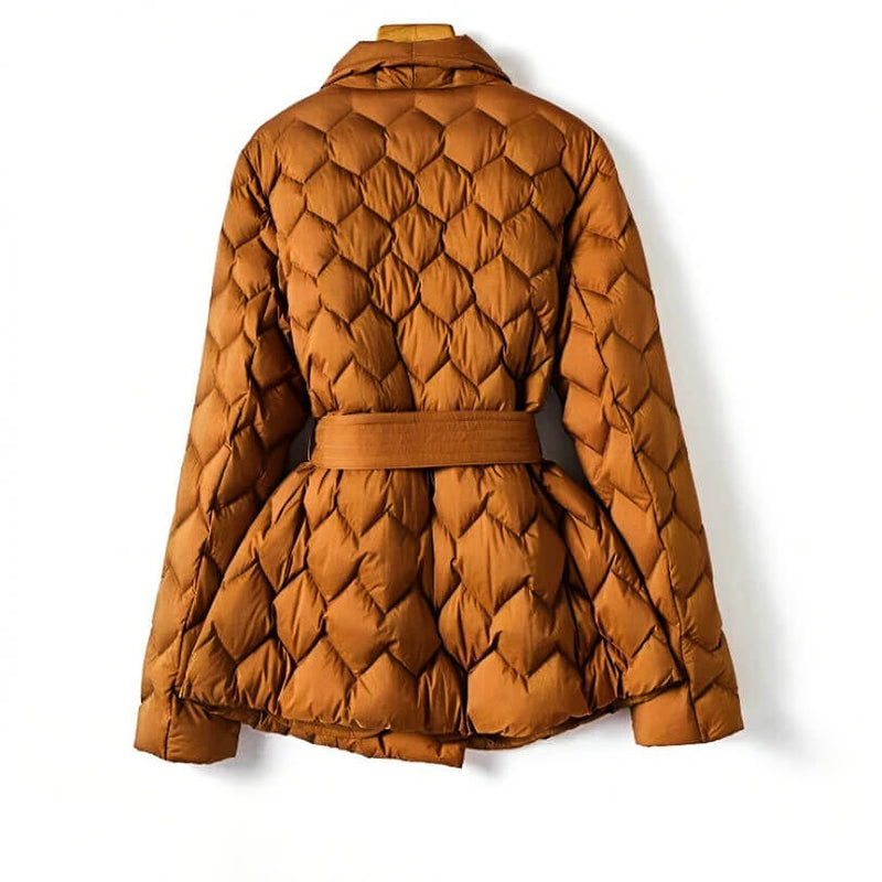 Hazel - Stylish Quilted Down Coat for Women