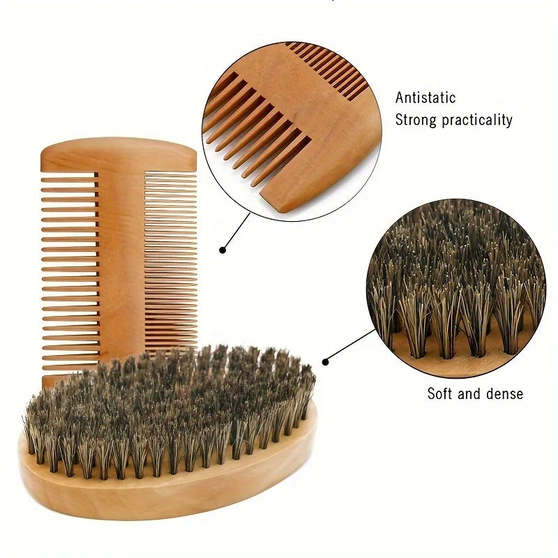 Ultimate Beard Grooming Kit for Men – 5-in-1 Beard Growth & Care Set