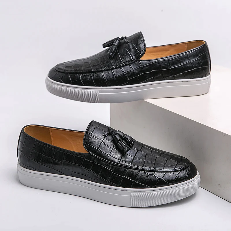 ARDITO - EMBOSSED LEATHER LOAFER