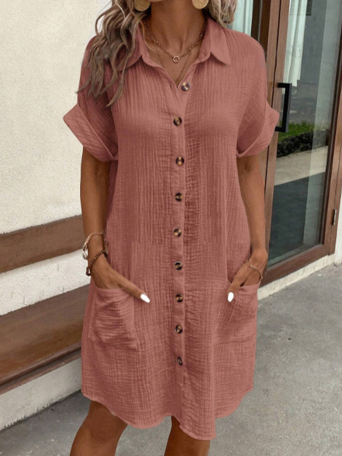 Alberta™ | Comfortable Shirt Dress