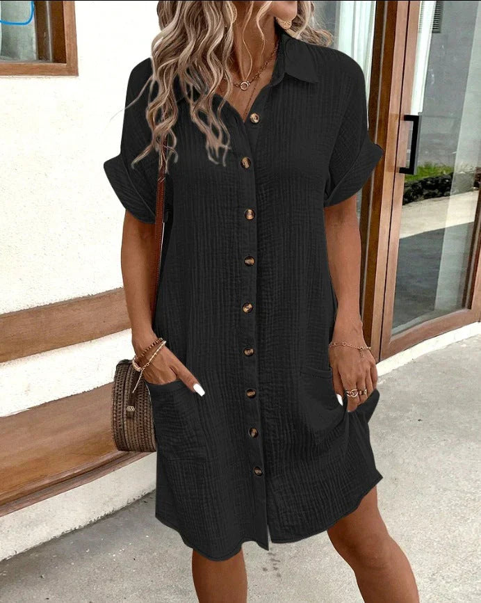 Alberta™ | Comfortable Shirt Dress