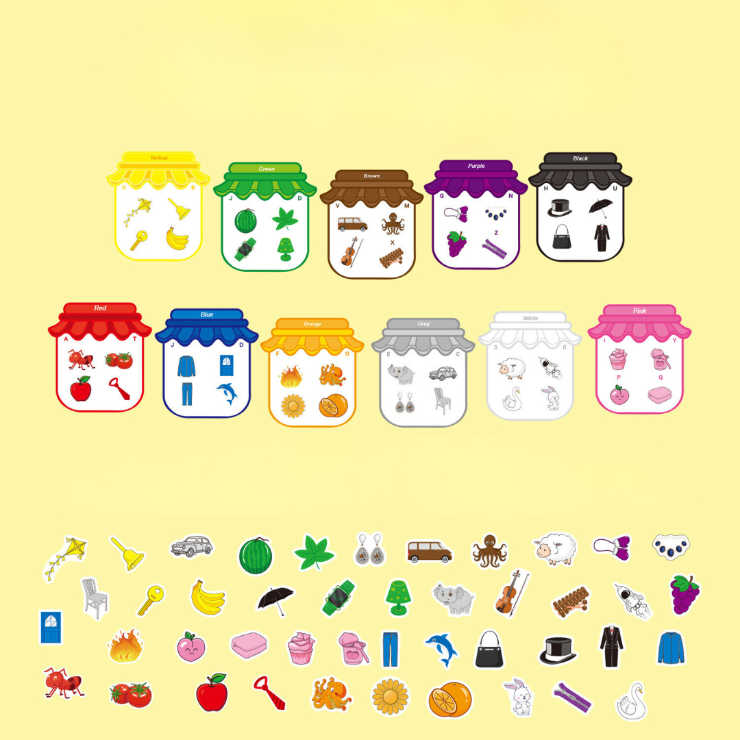 ColorCraft | Magnetic Montessori Learning Stickers