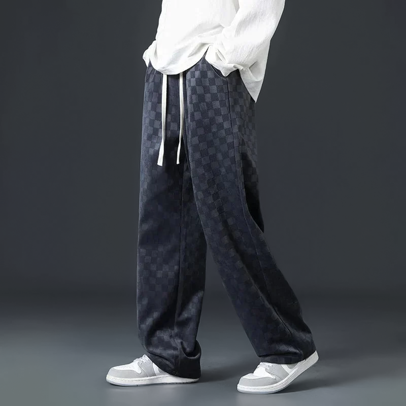 LeroyLegacy | Loose checked joggers