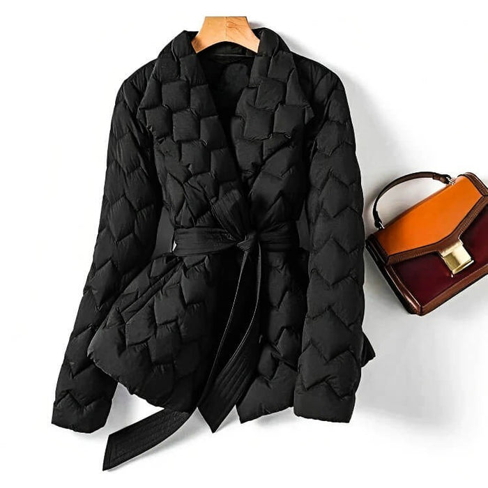 Hazel - Stylish Quilted Down Coat for Women