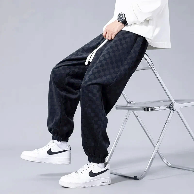 LeroyLegacy | Loose checked joggers