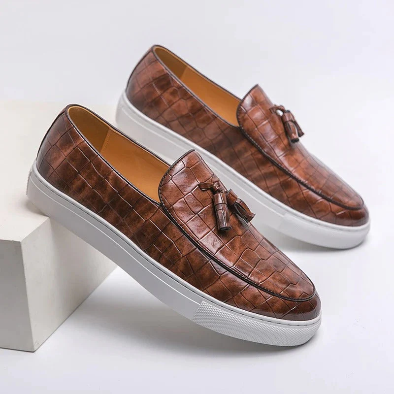 ARDITO - EMBOSSED LEATHER LOAFER