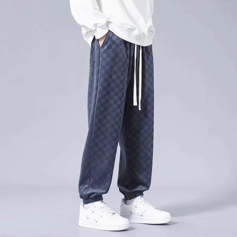 LeroyLegacy | Loose checked joggers