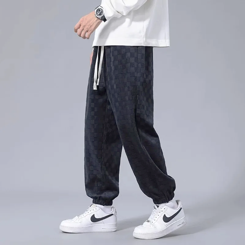 LeroyLegacy | Loose checked joggers