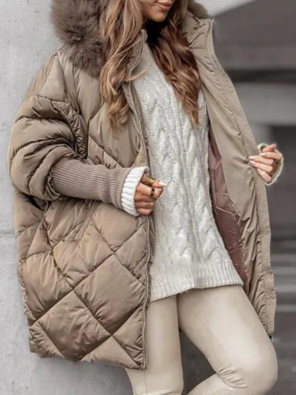 Juna - Elegant Oversized Women's Coat – Chic, Warm & Stylish