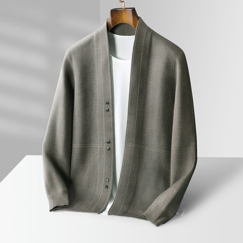 ALESSANDRO - CLASSIC JACQUARD KNIT CARDIGAN