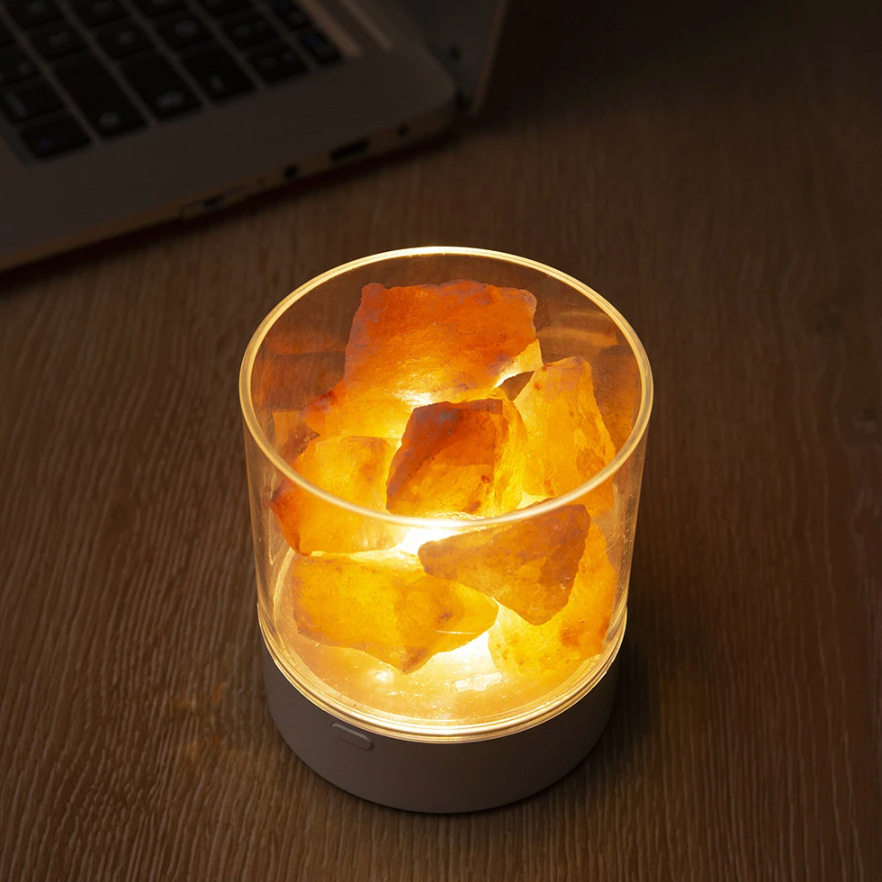 Himalayan salt lamp jar
