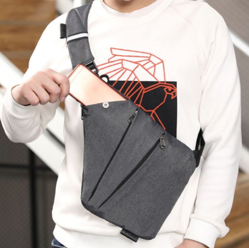Multifunctional Shoulder Bag with Multiple Pockets – Practical Crossbody